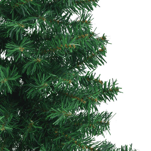 vidaXL Kunstkerstboom hoek 150 cm PVC groen