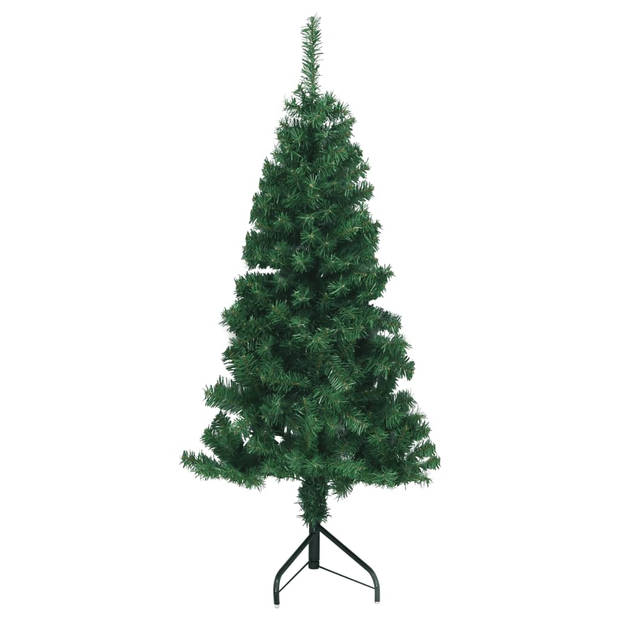 vidaXL Kunstkerstboom hoek 150 cm PVC groen