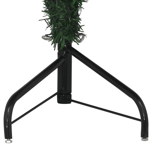 vidaXL Kunstkerstboom hoek 150 cm PVC groen