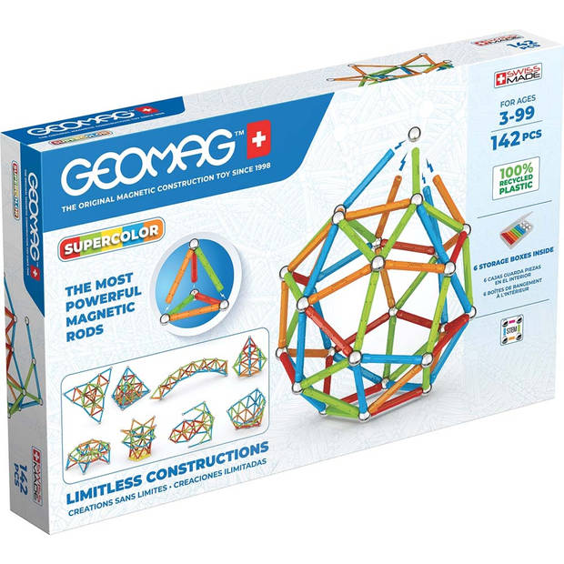 Geomag Super Color Recycled - 142-delig
