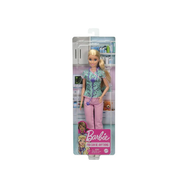 Barbie Verpleegster - Roze - Barbiepop - Modepop