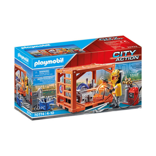 PLAYMOBIL City Action - Container productie (70774)