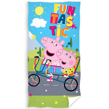 Peppa Pig Strandlaken, Funtastic - 70 x 140 cm - Katoen