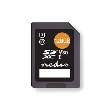 Nedis Geheugenkaart - MSDC128100BK - Zwart