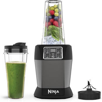 Blokker Ninja Foodi Luxe Blender en Smoothie Maker - Blender To-Go - 1000 Watt - IJsCrusher - met 2 Mixbekers - BN495EU aanbieding