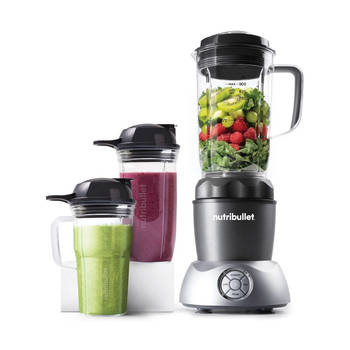 Nutribullet Select 2.0 - 10-delig - 1000 Watt - Blender - To Go Drinkbekers - Warme en Koude Bereidingen - Grijs