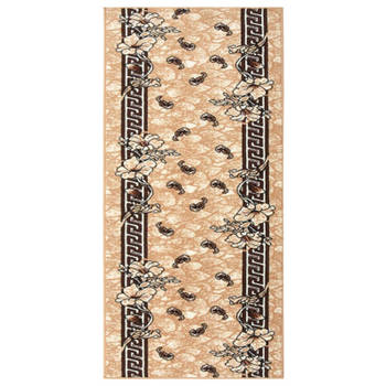 vidaXL Tapijtloper 100x200 cm BCF beige