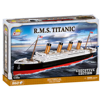 Cobi bouwpakket R.M.S Titanic ABS zwart/wit 960-delig