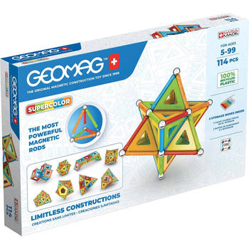 Geomag Super Color Recycled - 114-delig