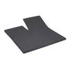 Cinderella single-split topper badstof anthracite (tot 15 cm) Lits-jumeaux XL 180x200/210 anthracite (tot 15 cm)