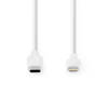 Nedis Lightning Kabel - CCGW39650WT10