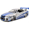 JADA auto Fast & Furious 2002 Nissan Skyline 1:24 die-cast zilver