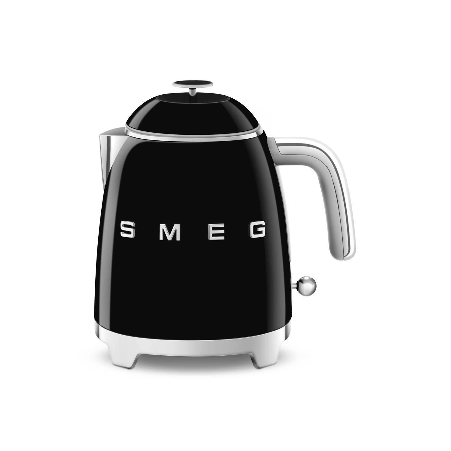 SMEG Waterkoker Mini - 1400 W - zwart - 800 ml - 3 kops - KLF05BLEU