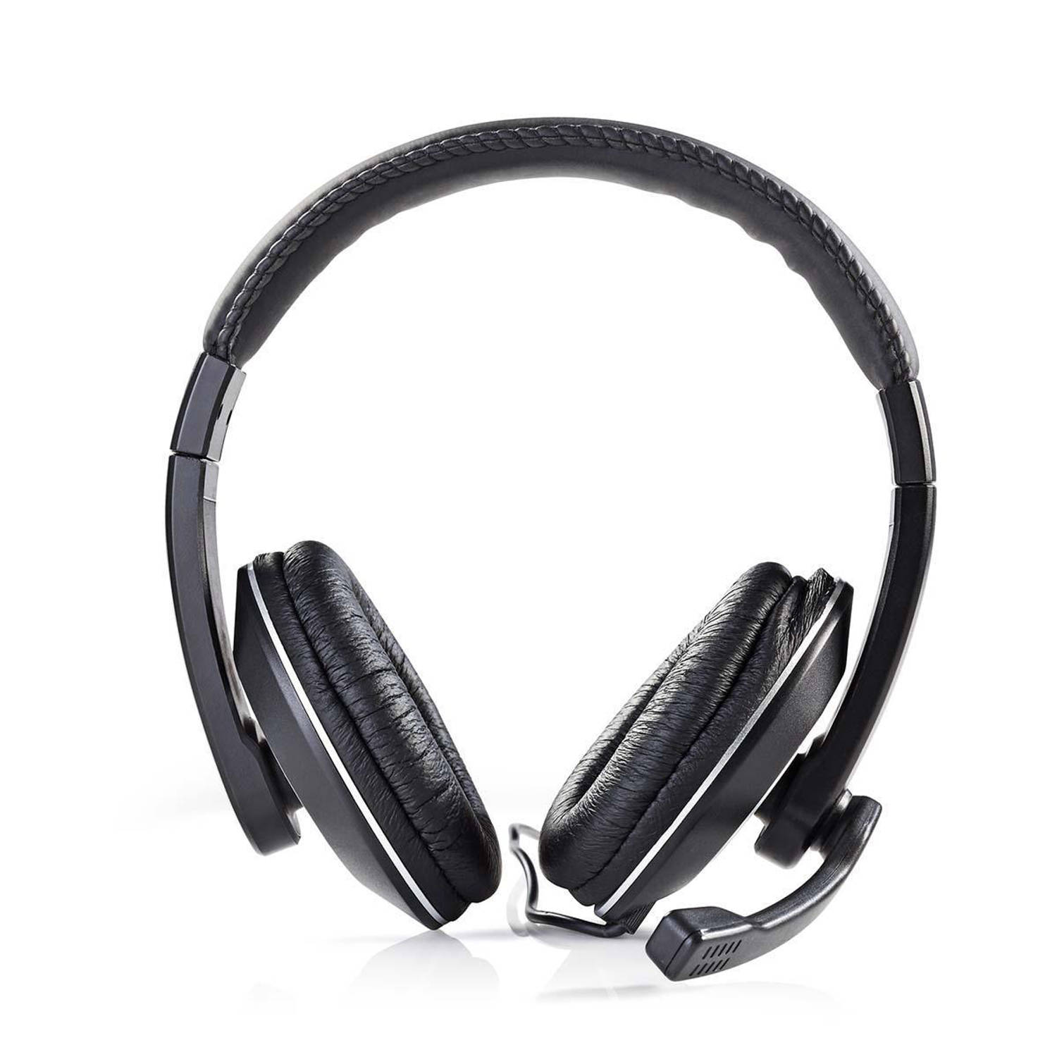 Nedis PC-headset | Over-ear | Microfoon | Dubbele 3,5 mm connector online kopen