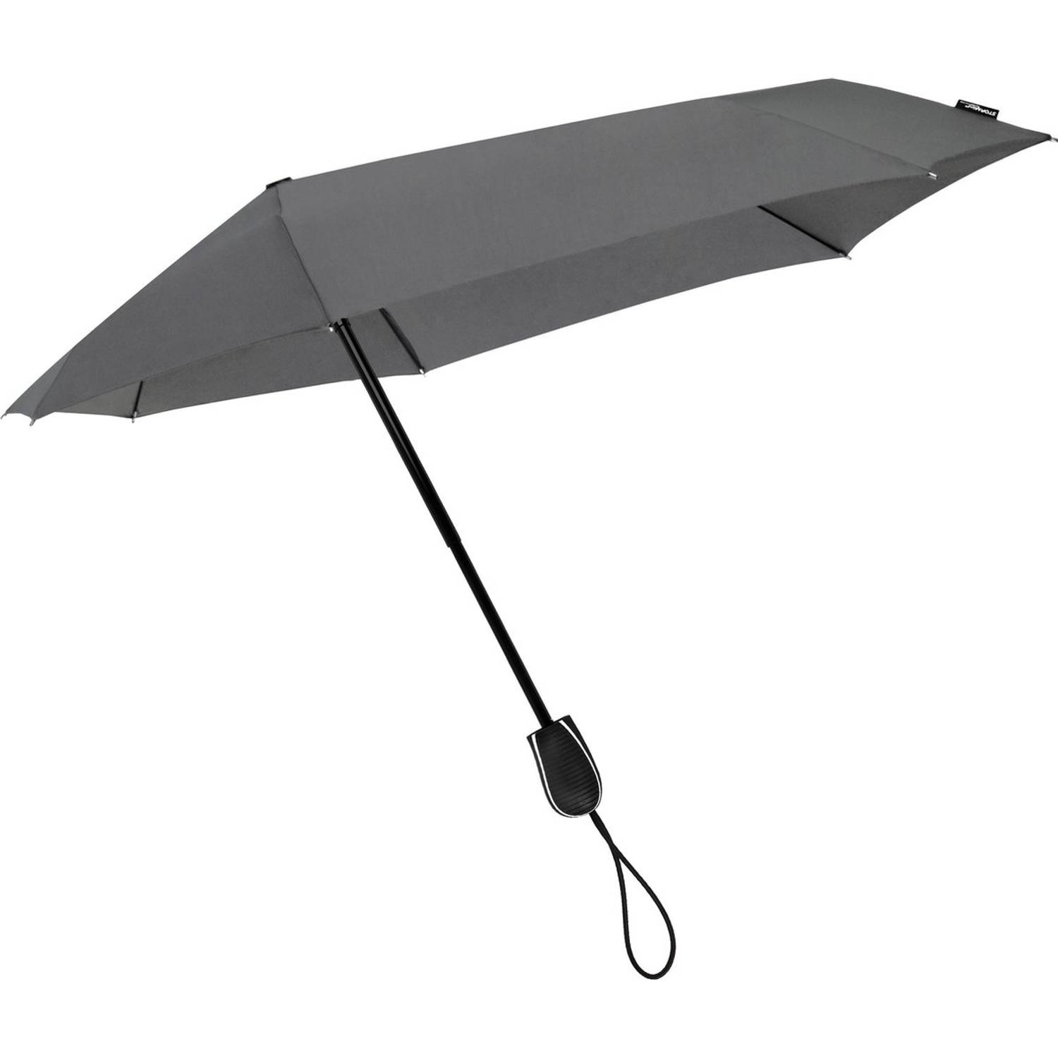Stormparaplu - Antistorm paraplu - STORMini Aerodynamische opvouwbare stormparaplu Grijs - handopening - Grijs