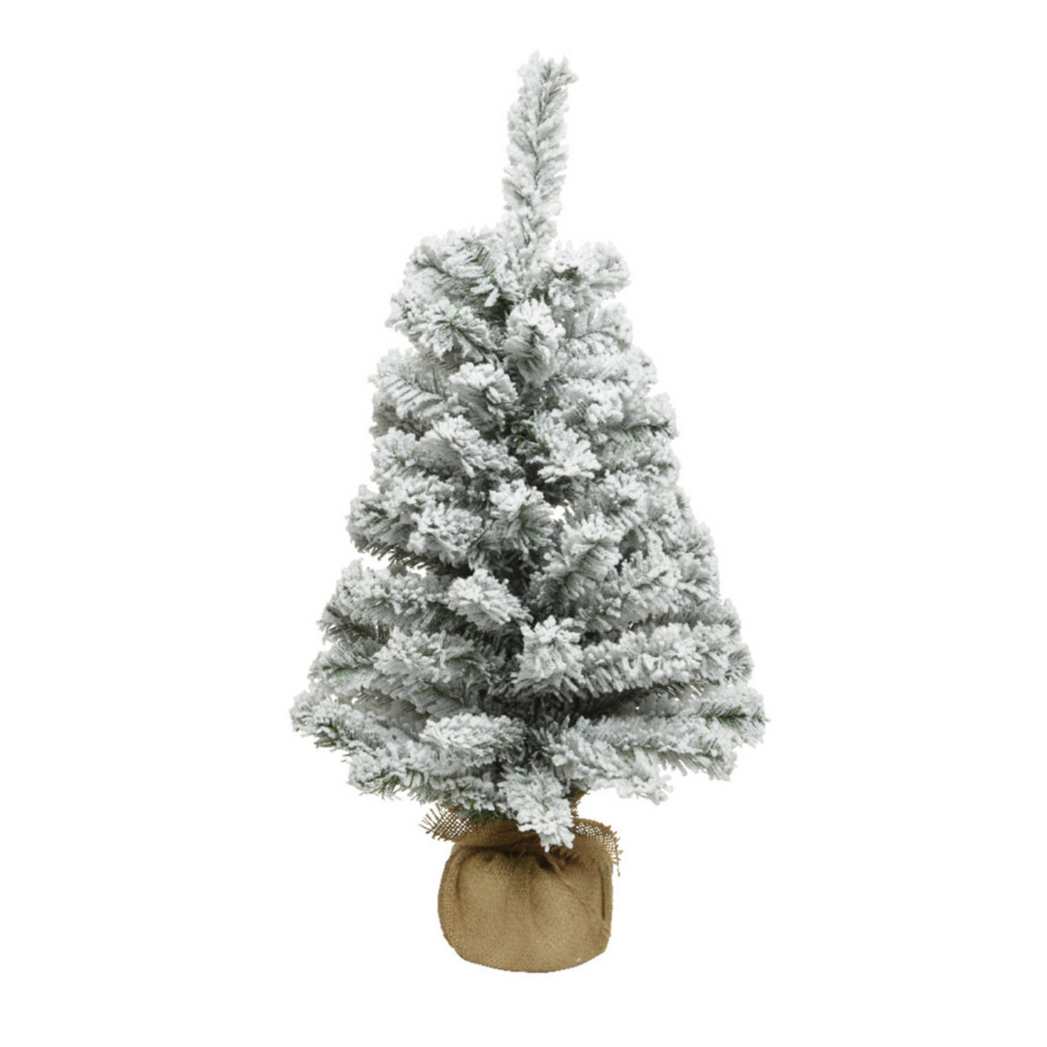Kunstboom/kunst Kerstboom Met Sneeuw 60 Cm Kerstversiering - Kunstkerstboom