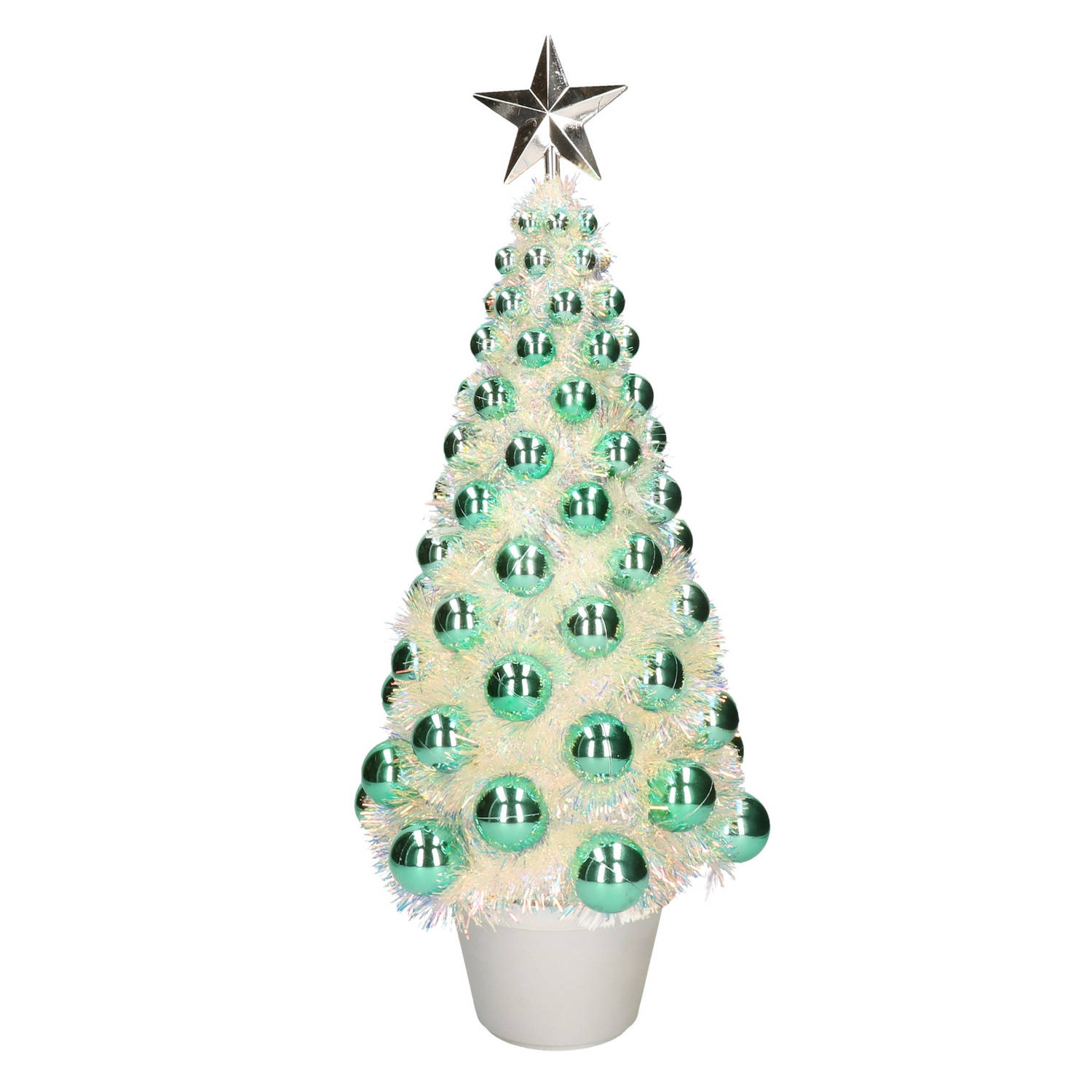 aanvaarden produceren alledaags Complete mini kunst kerstboom / kunstboom groen met lichtjes 50 cm -  Kunstkerstboom | Blokker