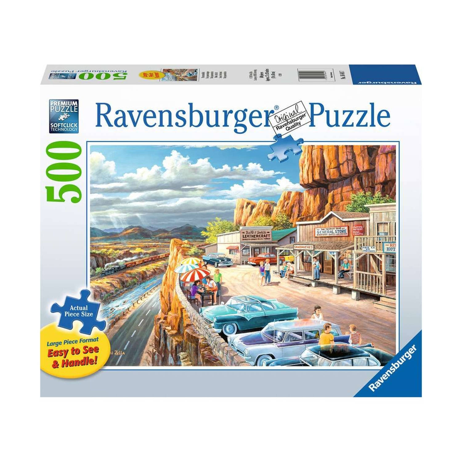Ravensburger puzzel Mooi uitzicht 500 stukjes