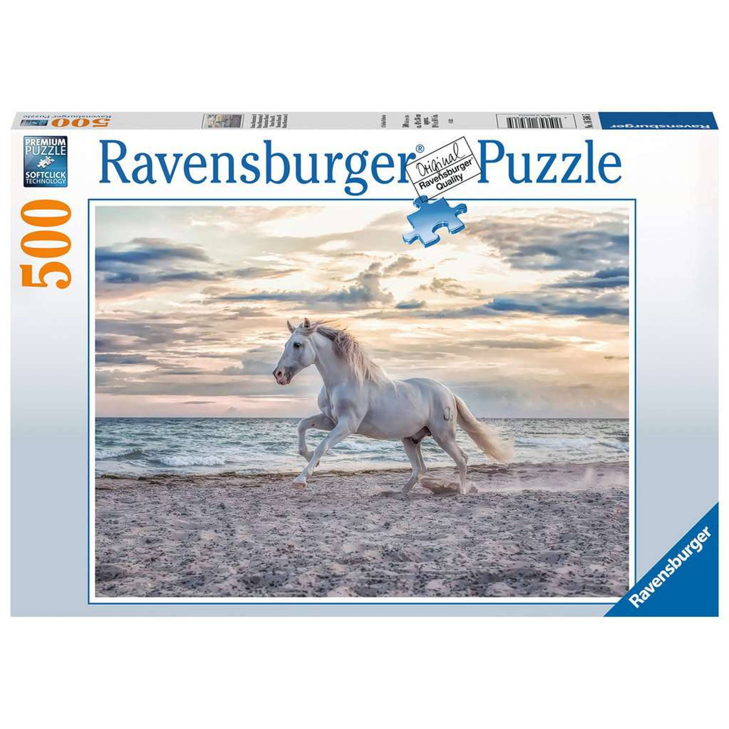 Ravensburger puzzel 500 stukjes Paard op het strand
