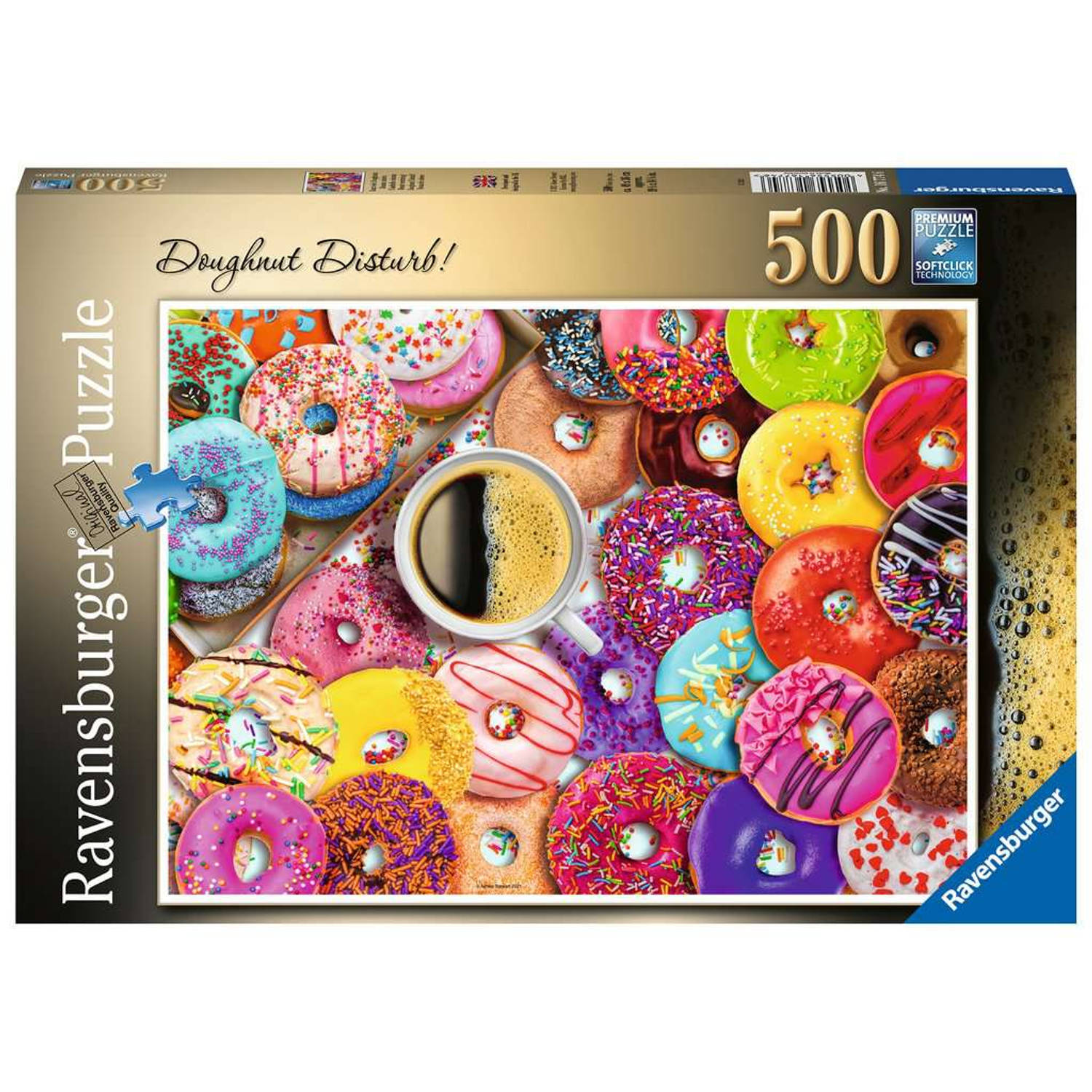 Ravensburger puzzel 500 stukjes Doughnut Disturb!