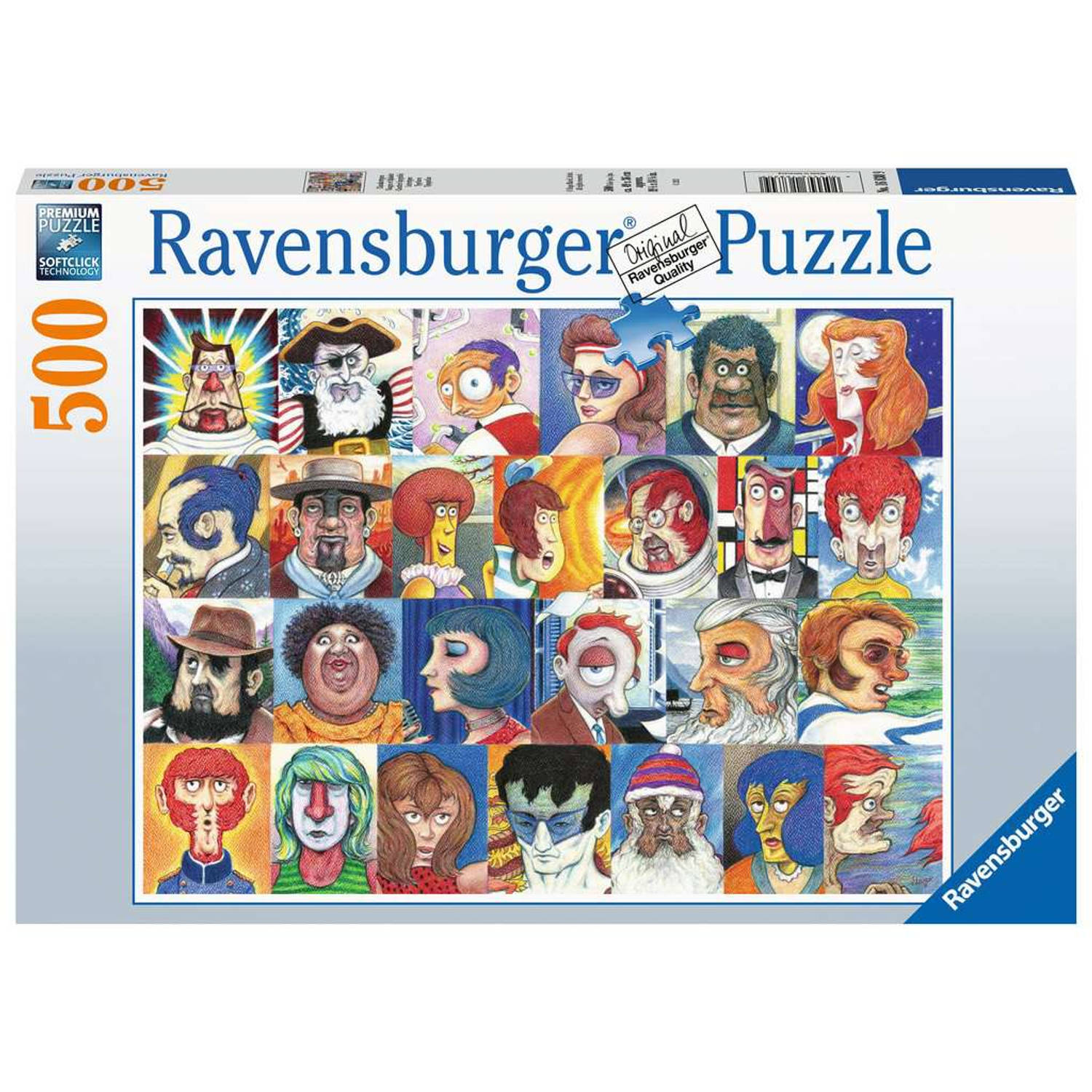 Ravensburger puzzel 500 stukjes Lettertypes