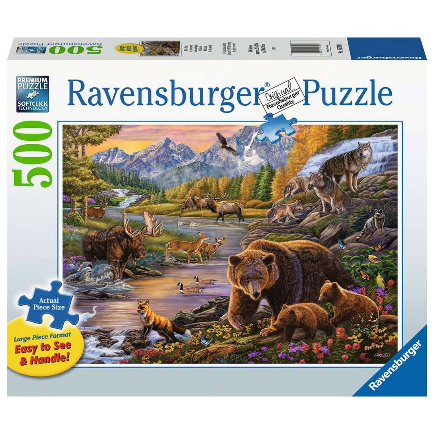 Ravensburger puzzel 500 stukjes Wilderness