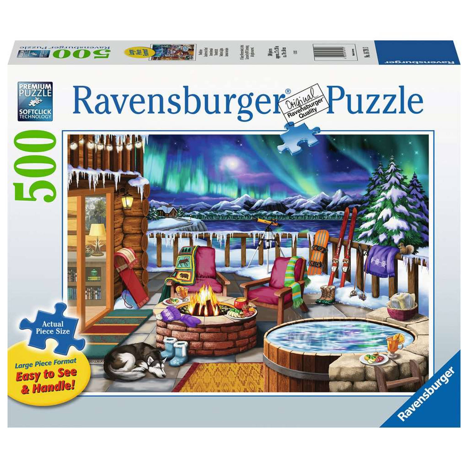 Ravensburger puzzel 500 stukjes Northern Lights