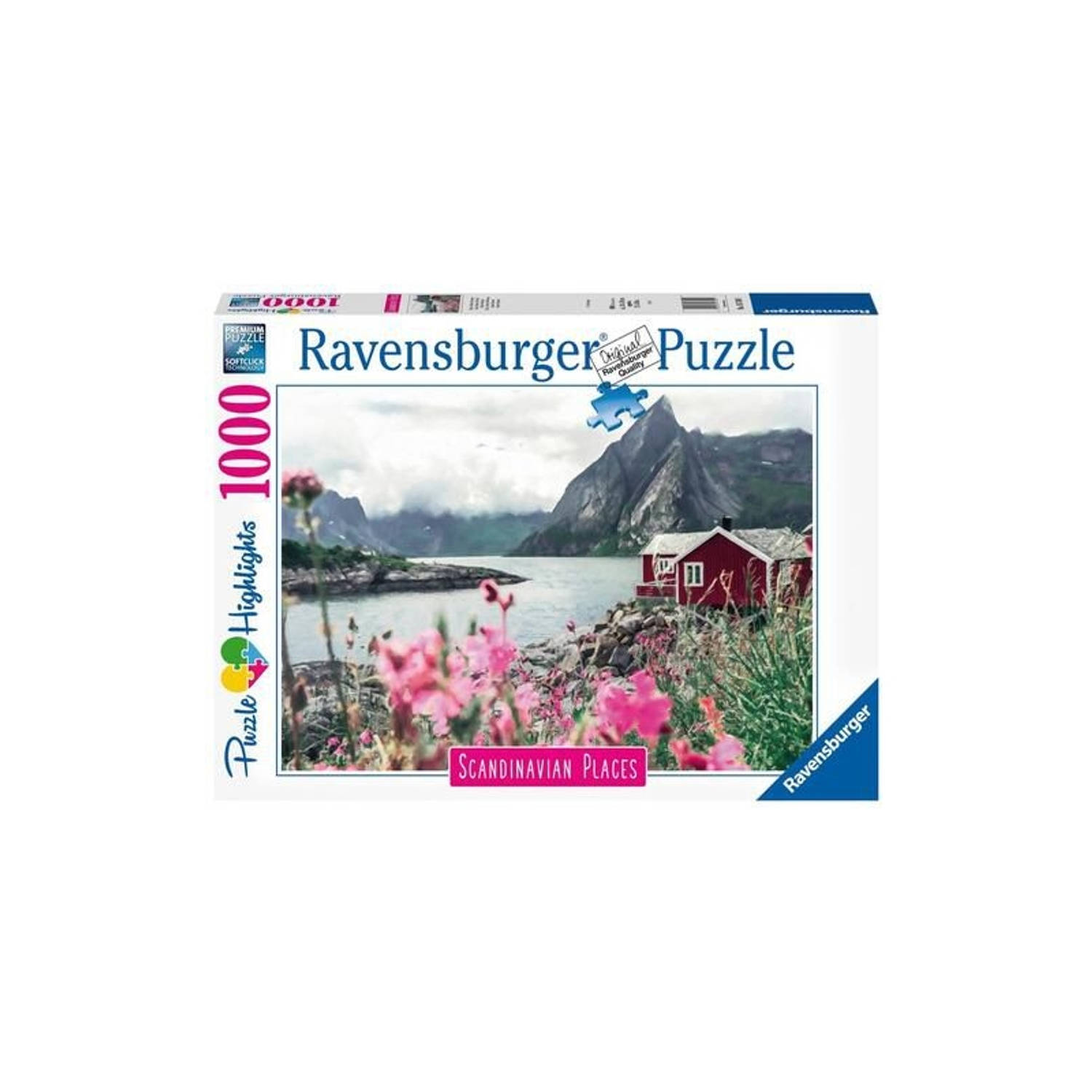 Ravensburger puzzel 1000 stukjes Reine lofoten Noorwegen