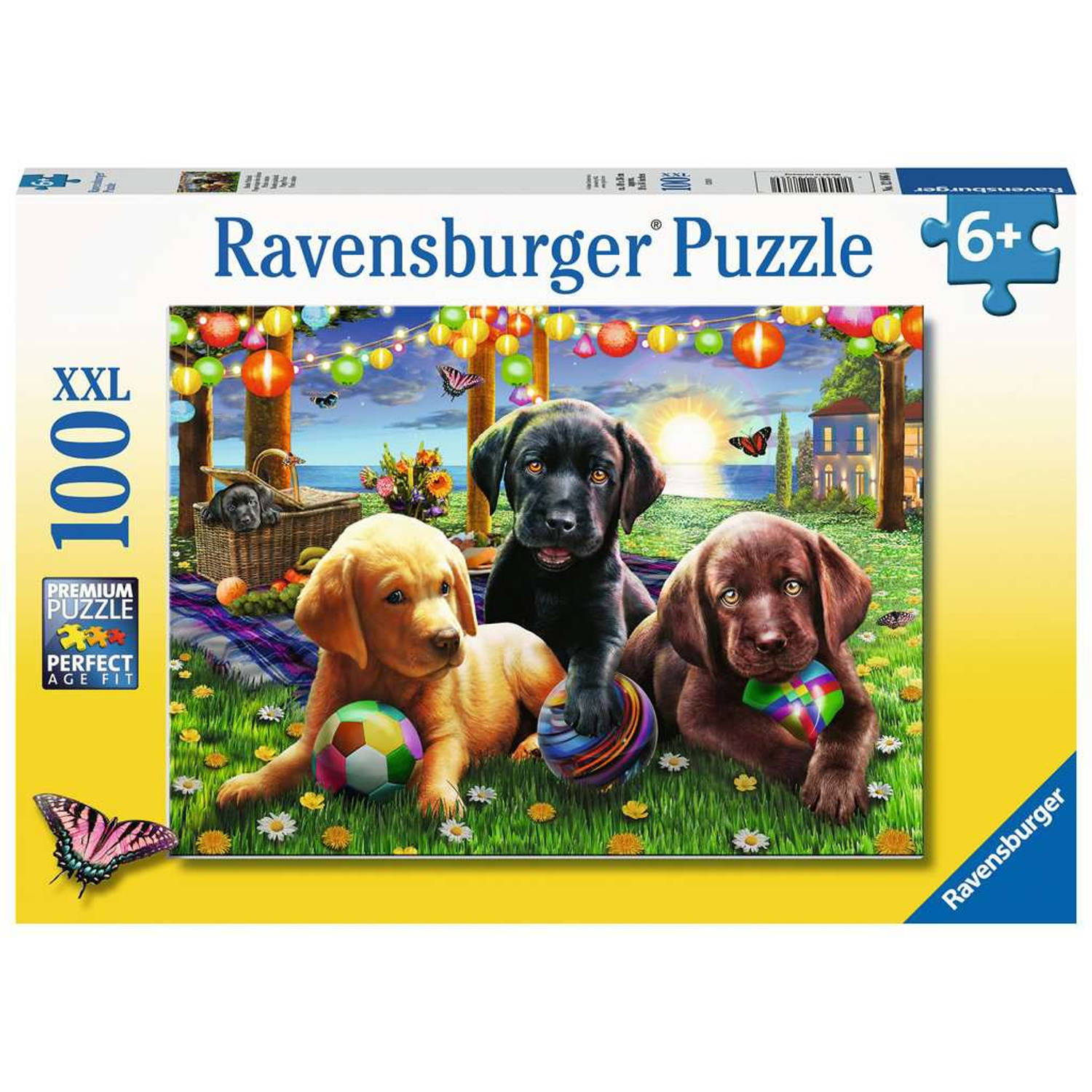 Ravensburger puzzel Honden picknick 100