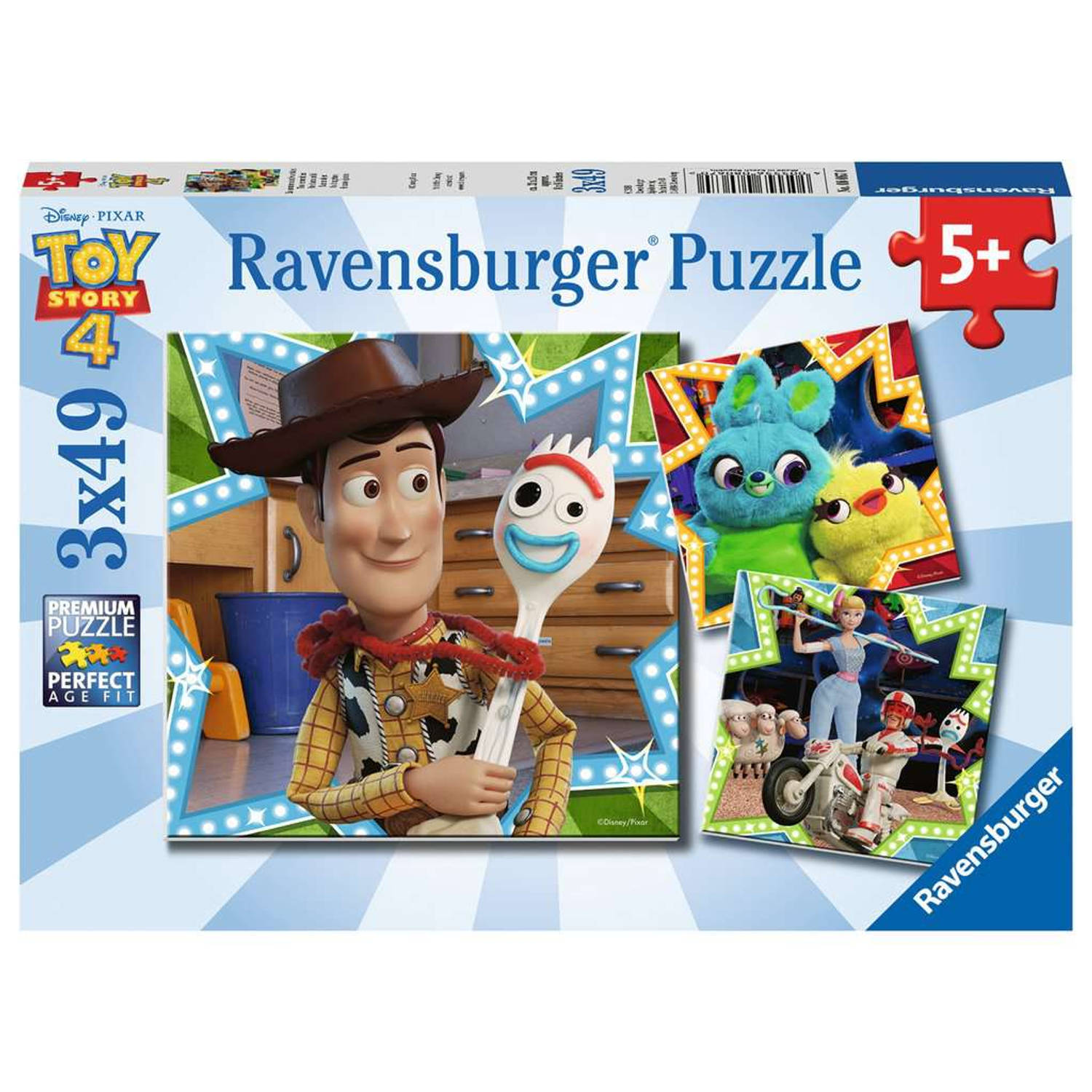 Ravensburger Toy Story 4 puzzel 3x49pcs