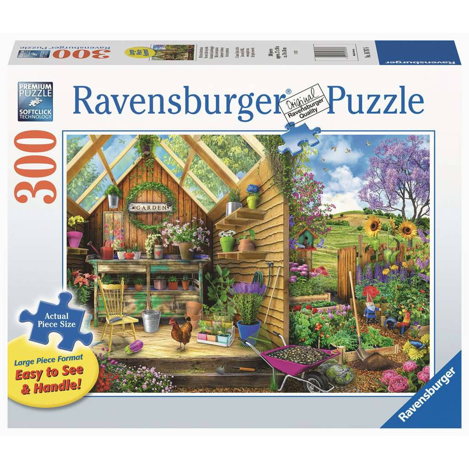 Ravensburger puzzel 300 stukjes Gardeners Getaway