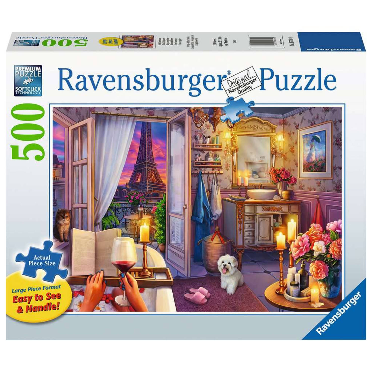 Ravensburger puzzel 500 stukjes Cozy Bathroom