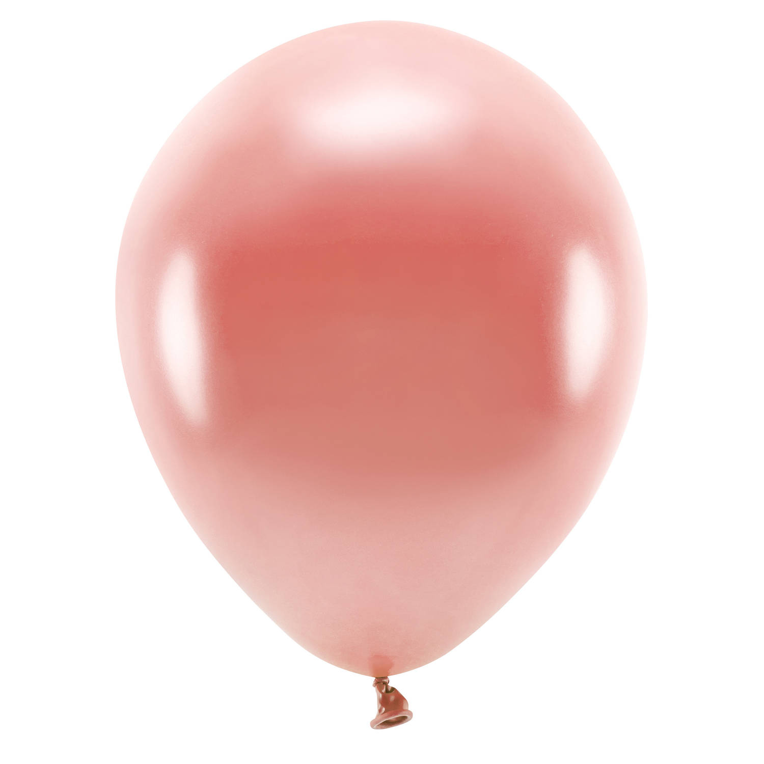 100x Rosegouden ballonnen 26 cm eco/biologisch afbreekbaar - Ballonnen