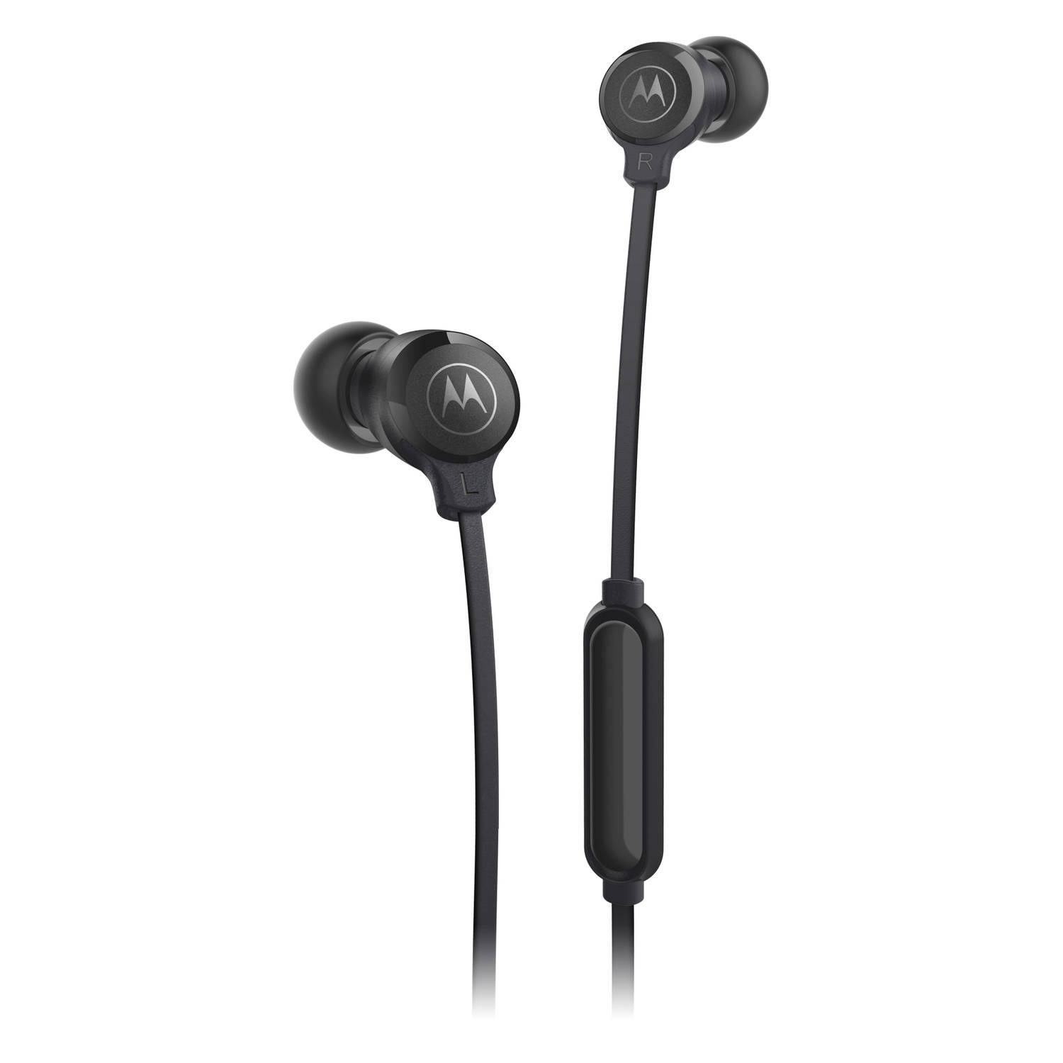 Motorola Sound In-ear koptelefoon 3-S - met Kabel - Built-in Microfoon - Zwart - Losse Oordopjes in S-M-L