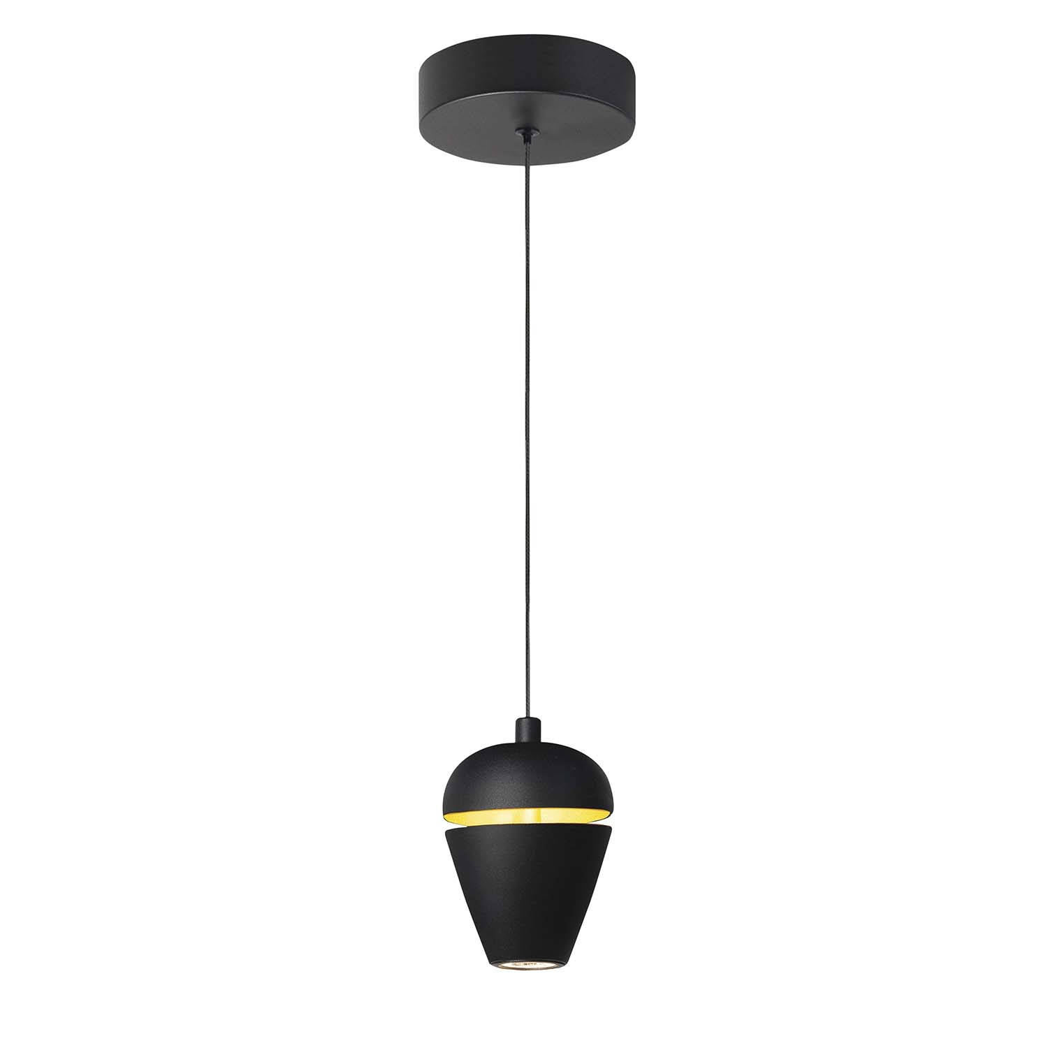 Highlight Hanglamp Kobe 1 lichts Ø 12 cm zwart