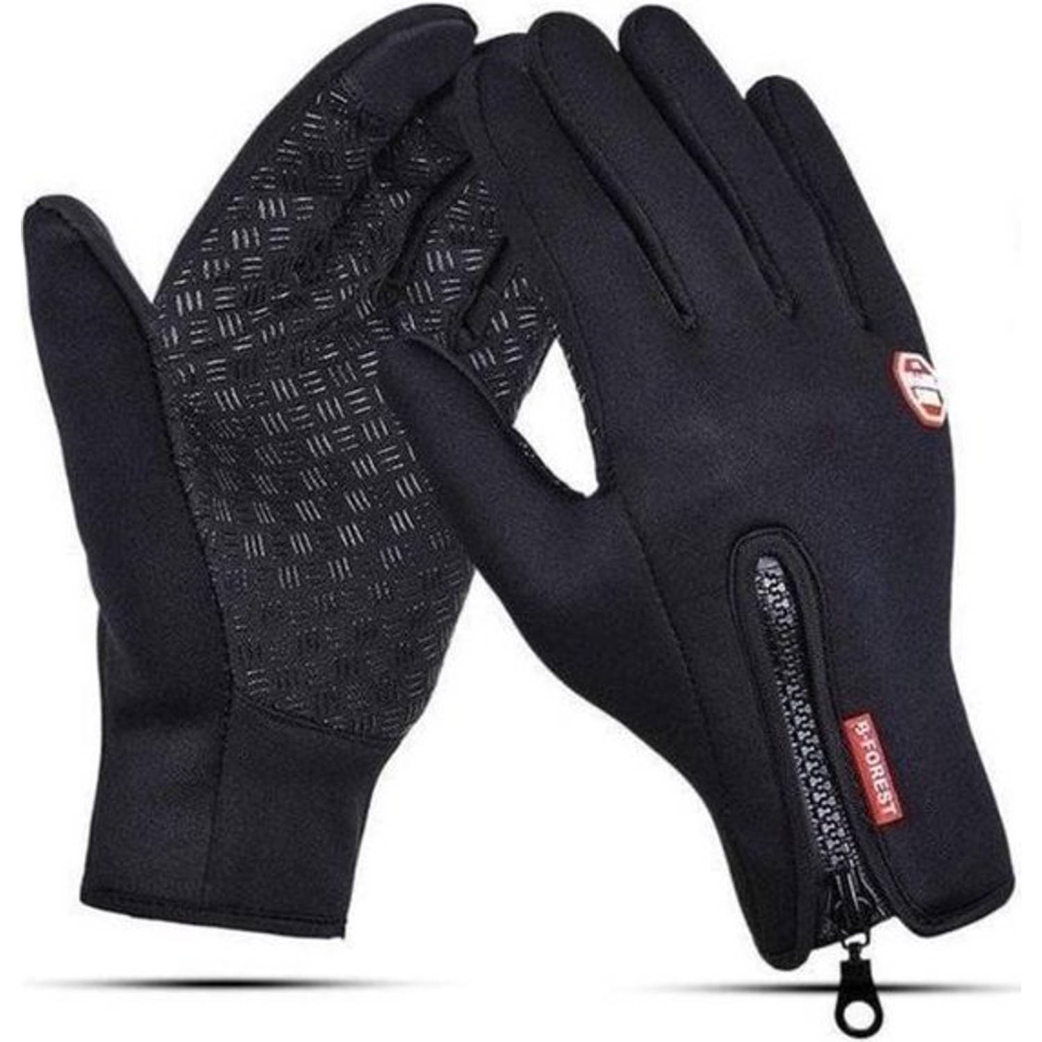 FEDEC Waterdichte Handschoenen - Fleece - - Zwart | Blokker