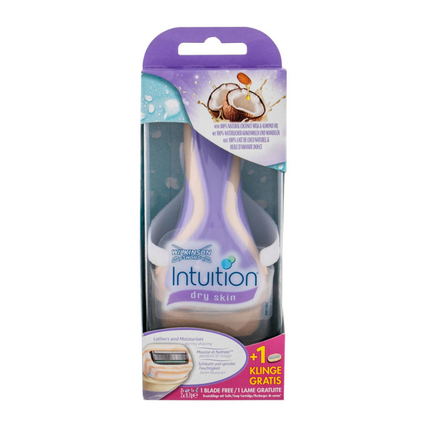 Wilkinson Intuition Apparaat Dry Skin 1+1 2st