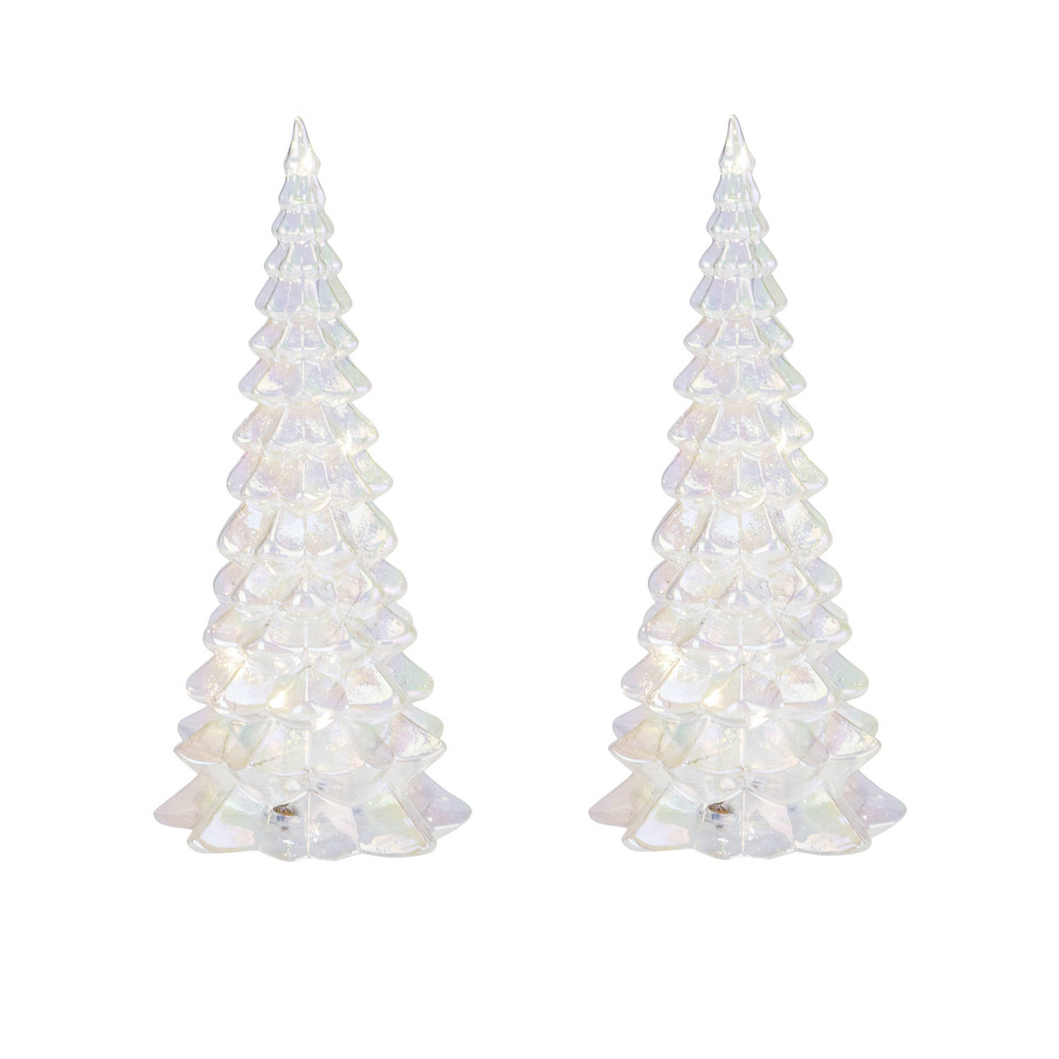 als Afhankelijkheid Leeg de prullenbak Kerstverlichting figuren acryl piramide boompje/kerstboompje met licht 26  cm - kerstverlichting figuur | Blokker