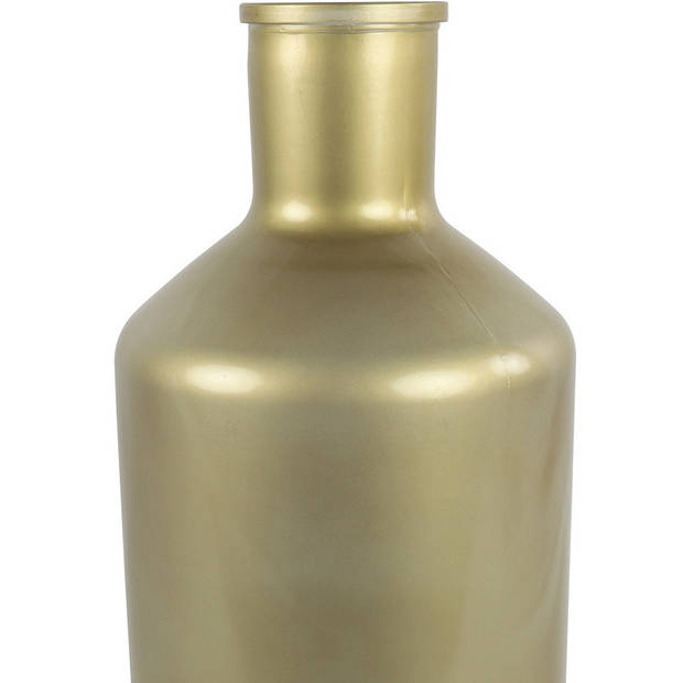 Countryfield vaas - mat goud - glasA - XXL fles - D24 x H52 cm - Vazen