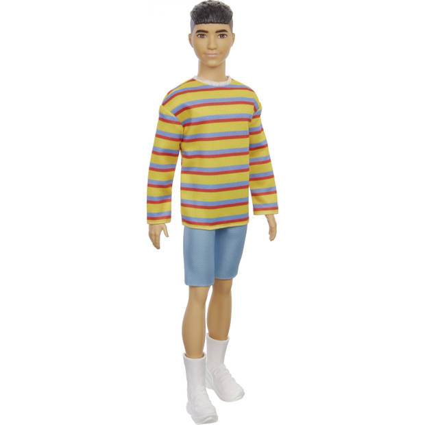 Barbie tienerpop Ken fashionista meisjes 30 cm zwart 5-delig
