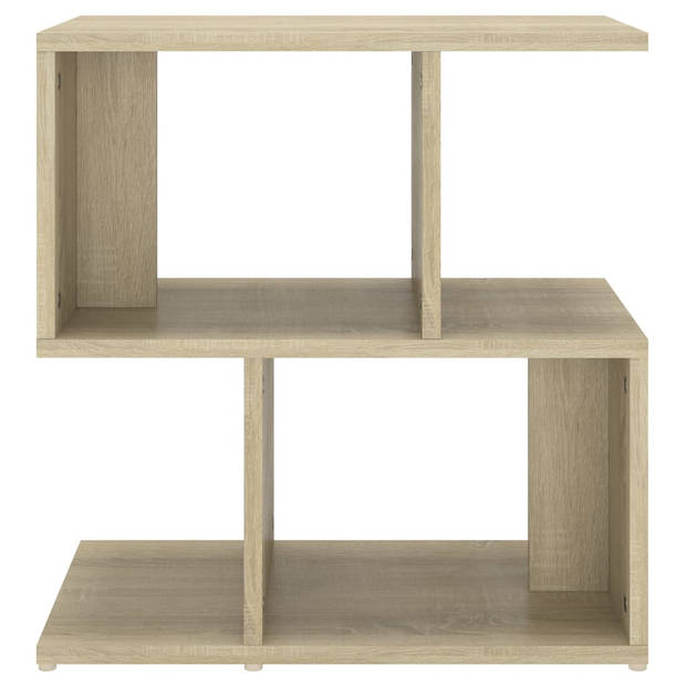 vidaXL Nachtkastjes 2 st 50x30x51,5 cm bewerkt hout sonoma eikenkleur