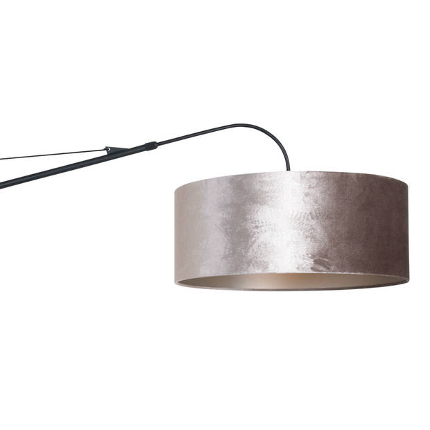 Steinhauer Wandlamp elegant classy 8134 zwart zilver velours kap