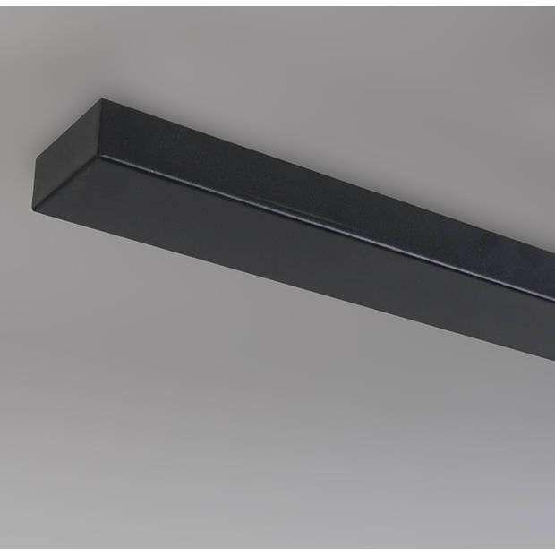 Freelight Plafondplaat L 100 cm x B 8 cm - zonder gaten - zwart