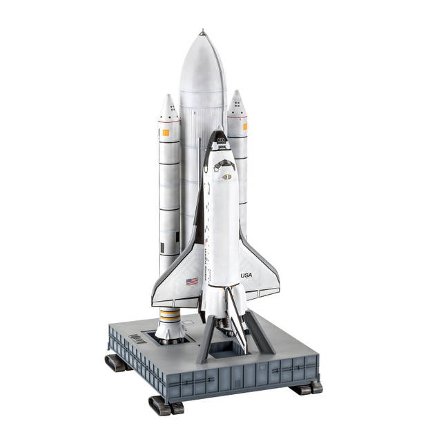 Revell modelbouwset Shuttle & Booster 43,7 x 16 cm wit 97-delig