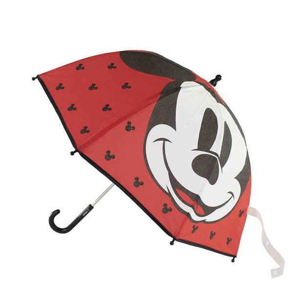 Disney Mickey Mouse paraplu - rood - D71 cm - voor kinderen - Paraplu's