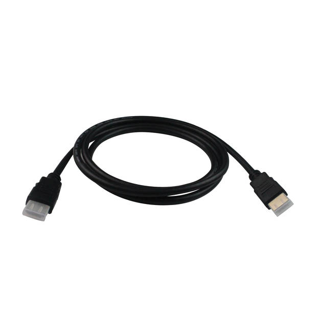 Grundig HDMI Kabel - 1.4 - Zwart - 1.5 Meter - 4K Resolutie - met Ethernet - (Ultra)HDTV - 3D