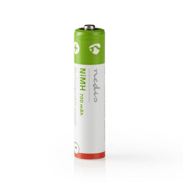 Nedis Oplaadbare NiMH-Batterij AAA - BANM7HR034B - Groen