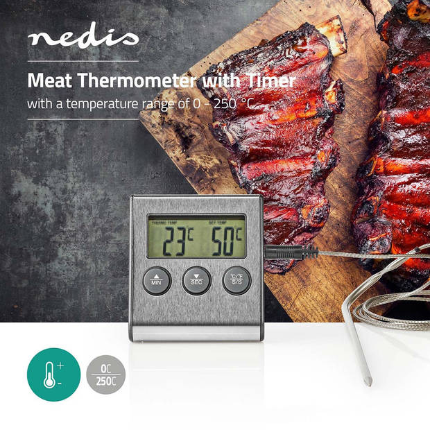 Nedis Vleesthermometer - KATH104SS