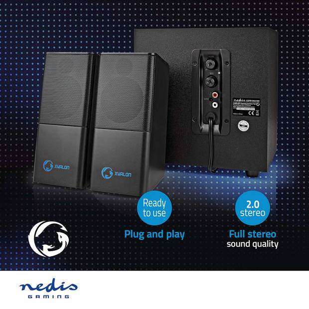 Nedis Gaming Speaker - GSPR10021BK