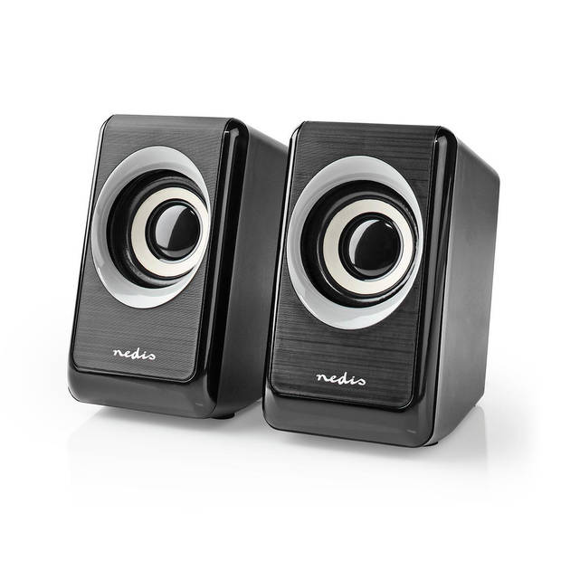 Nedis PC-Speaker - CSPR20020BK - Zwart